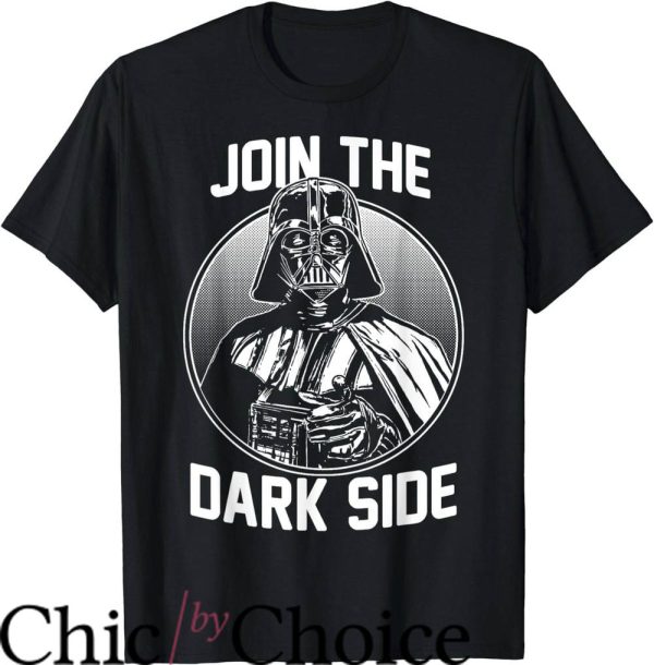 Darth Vader T-Shirt Join The Dark Side Collegiate