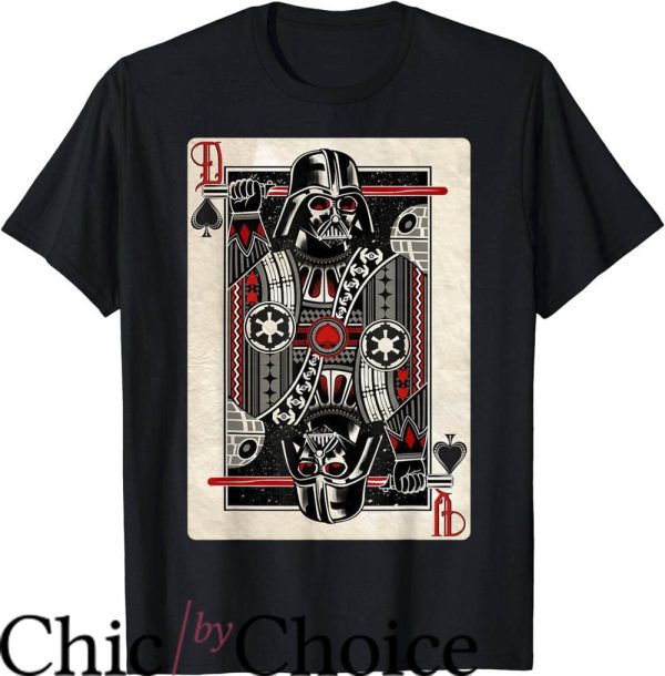 Darth Vader T-Shirt King Of Spades Playing Card