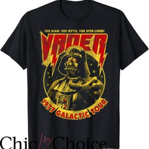 Darth Vader T-Shirt Star Wars 1977 Galactic Tour Poster