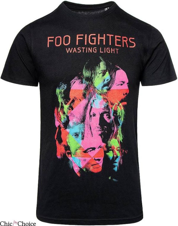Dave Grohl T-Shirt Foo Fighters Dave Grohl Wasting Light Tee