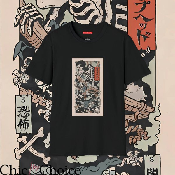 Demon Slayer T-Shirt Japanese Ukiyo E Woodblock Anime