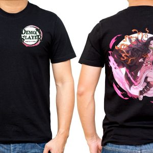 Demon Slayer T Shirt Nezuko Anime Japanese Manga Funny 3