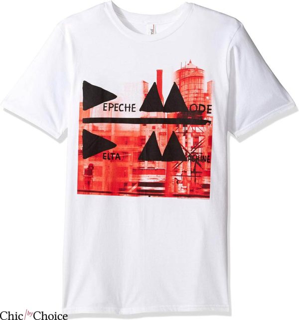 Depeche Mode UK T-Shirt Electronic Music Band Photo