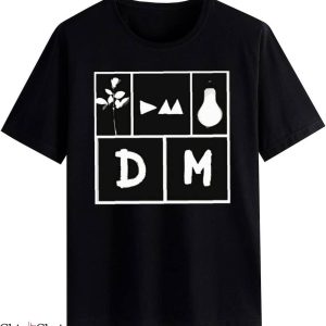 Depeche Mode UK T-Shirt Electronic Music Theme 90s