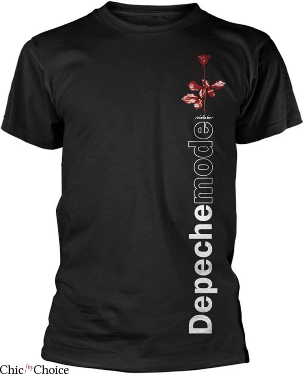 Depeche Mode UK T-Shirt Violator Side Rose Music Band