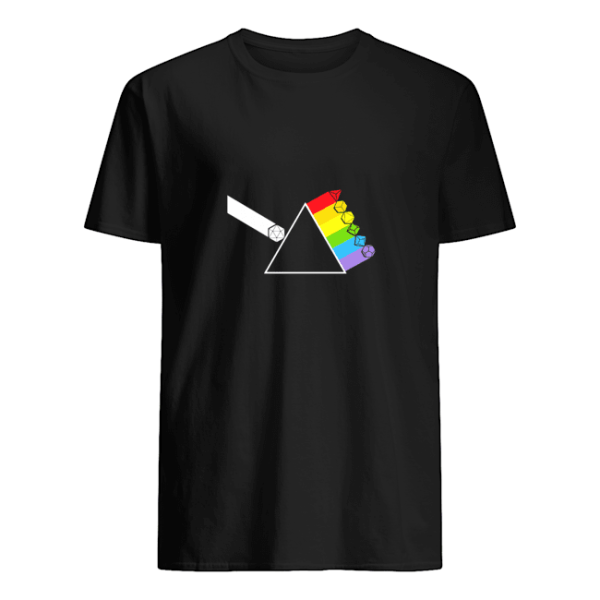 Diceside of the Moon D20 Dice Set Tabletop Game shirt, hoodie