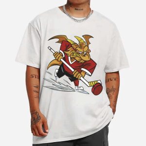 Dragon Playing Hockey T-shirt Dragon Playing Hockey T-shirt