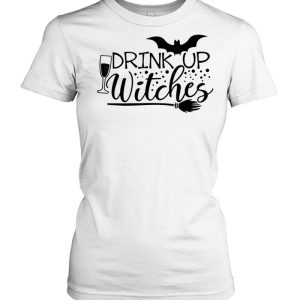 Drink Up Witch Bad Witch Vibes Happy Halloween shirt