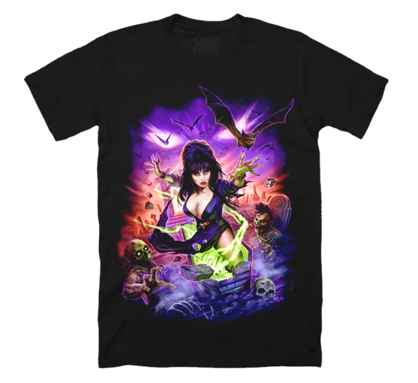 ELVIRA GRAVEYARD GHOUL – T-SHIRT