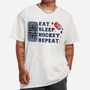 Eat Sleep Hockey Repeat T-shirt Eat Sleep Hockey Repeat T-shirt
