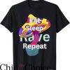 Eat Sleep Rave Repeat T-Shirt Mushroom