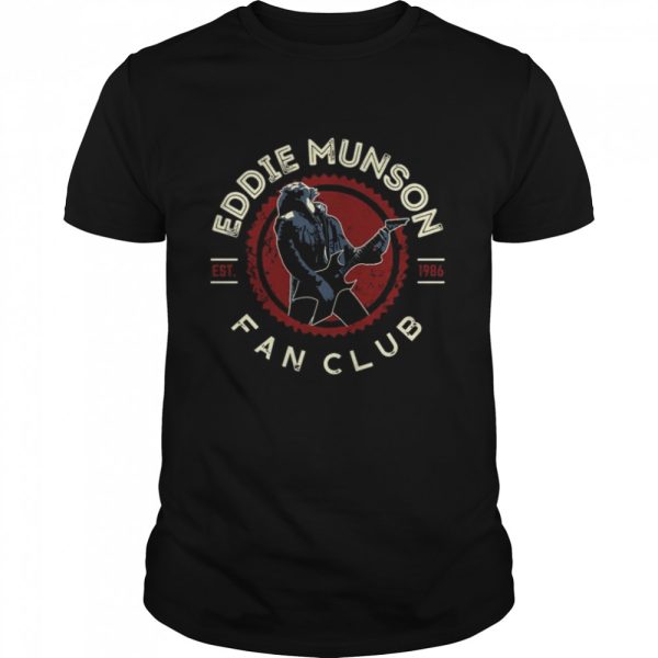 Eddie Munson Guitar Fan Club Halloween shirt