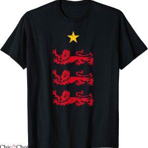 England Football T-Shirt 2018 Heraldic Lions Soccer
