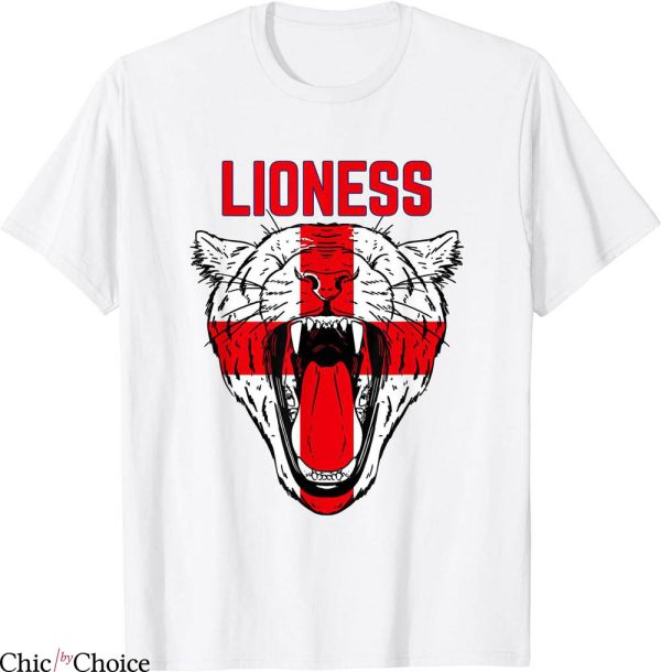 England Football T-Shirt England’s Lioness English Flag