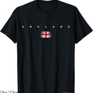 England Football T-Shirt Flag Pride Vintage Retro Soccer