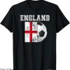 England Football T-Shirt Flag Soccer Futbol Crest Supporters