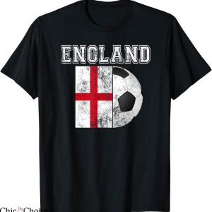 England Football T-Shirt Flag Soccer Futbol Crest Supporters