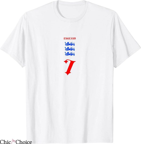 England Football T-Shirt Lionesses Footballs Home 7