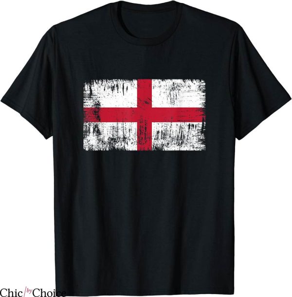 England Football T-Shirt National Flag Fan Sports Crest