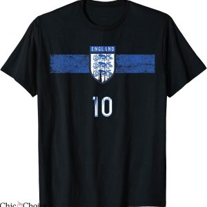 England Football T-Shirt Soccer Fans Jersey Flag Lovers
