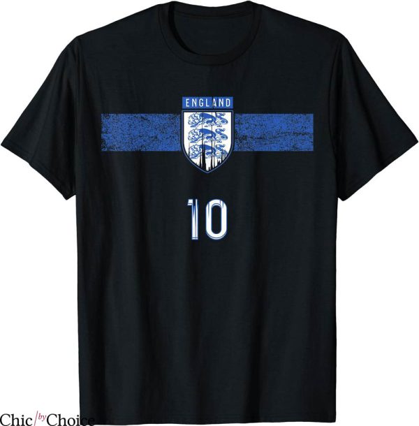 England Football T-Shirt Soccer Fans Jersey Flag Lovers