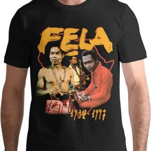 Fela Kuti T-Shirt American Funk And Jazz Music Player TShirt