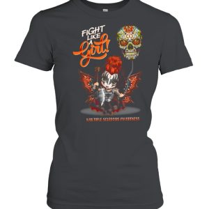 Fight like a girl multiple sclerosis awareness shirt