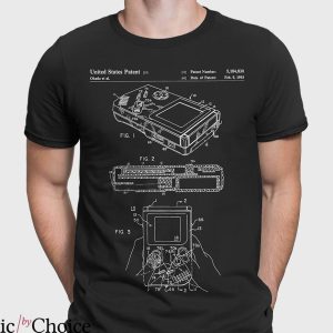 Fiorentina Nintendo T-Shirt Gameboy Gamer Patent Classic