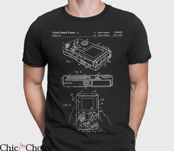 Fiorentina Nintendo T-Shirt Gameboy Gamer Patent Classic