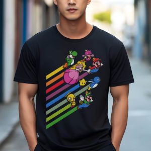 Fiorentina Nintendo T-Shirt Gaming Cartoon Retro Video Game