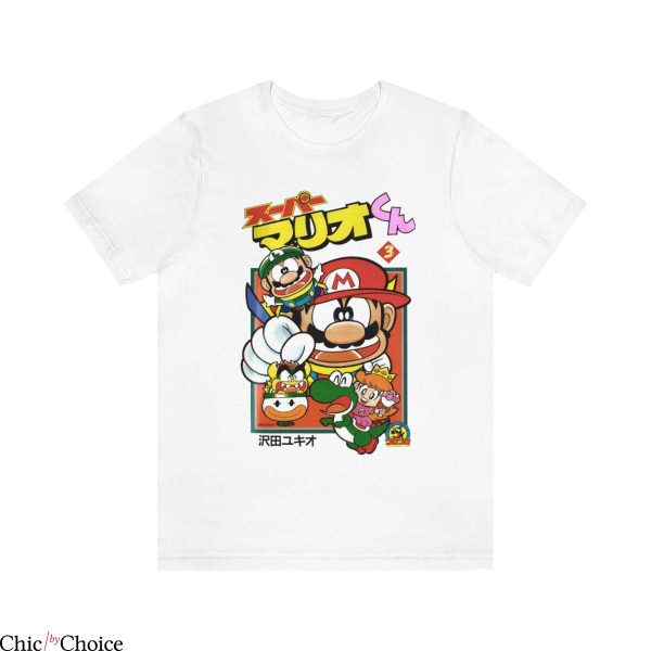 Fiorentina Nintendo T-Shirt Super Mario Japanese Old School