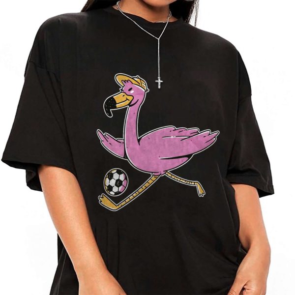 Flamingo Animal Soccer T-shirt