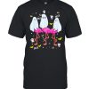Flamingo boo Halloween party shirt