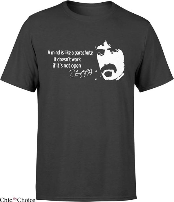 Frank Zappa T-Shirt Zappa Quotes Tee Shirt Music
