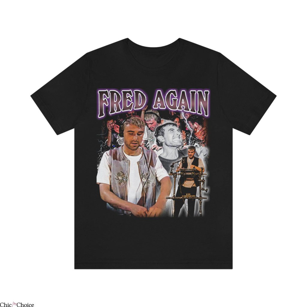 Fred Again Football T-Shirt Vintage Retro Style Boiler Room