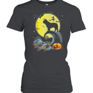 French Bulldog Dog And Moon Halloween Costume shirt