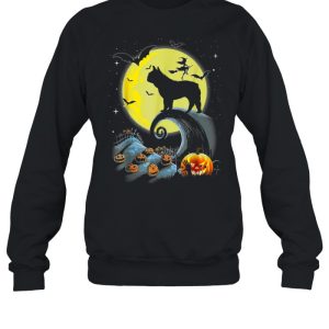 French Bulldog Dog And Moon Halloween Costume shirt 4
