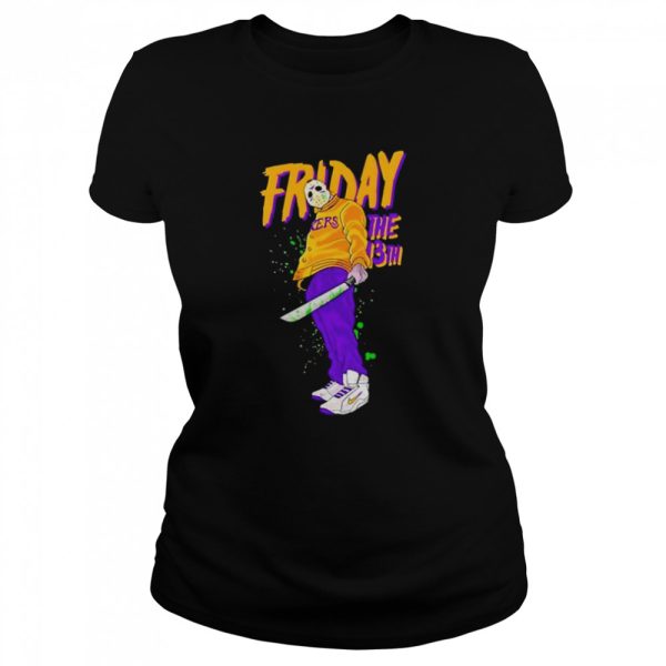 Friday The 13Th Jason Voorhees Los Angeles Lakers Halloween Shirt