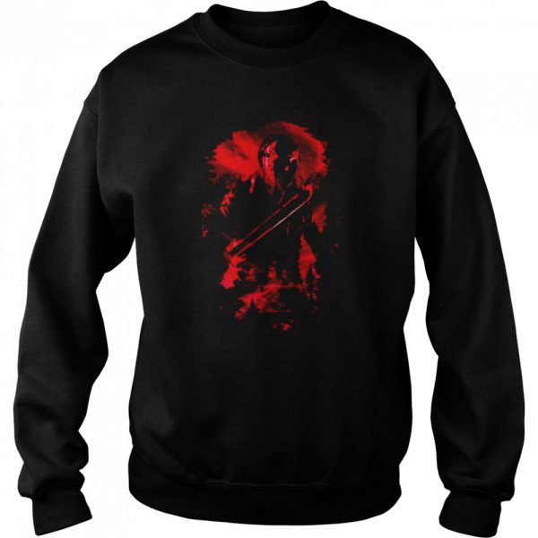 Friday The 13th Jason Silhouette Scary Movie Halloween shirt