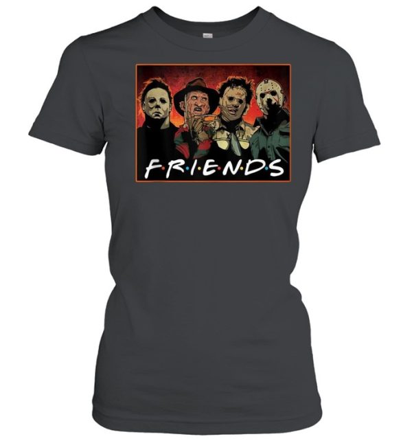 Friends_HorrorHalloween_MichaelMyers_ScaryMoviesFunny shirt