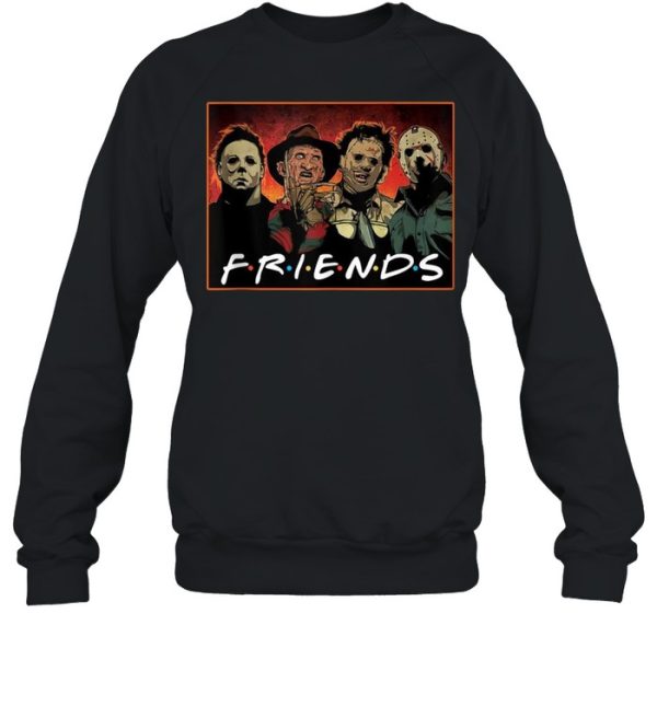 Friends_HorrorHalloween_MichaelMyers_ScaryMoviesFunny shirt