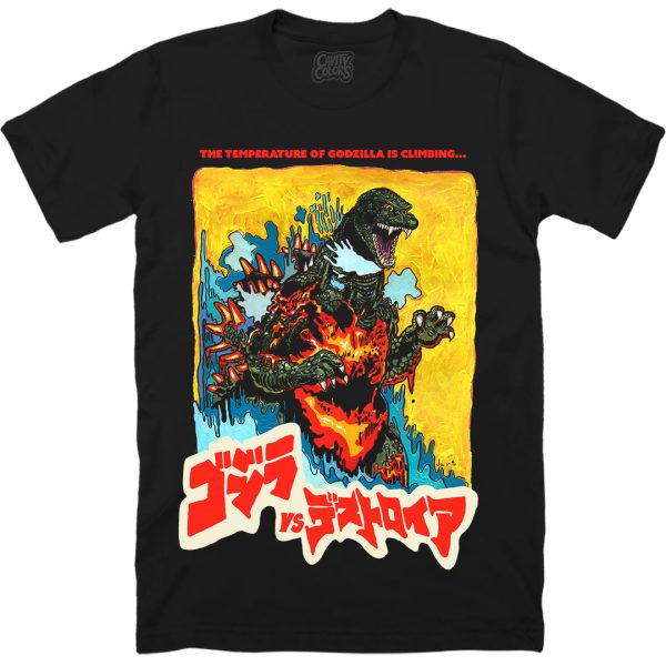 GODZILLA VS. DESTOROYAH TEMPERATURE IS CLIMBING – T-SHIRT