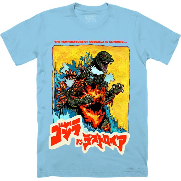 GODZILLA VS. DESTOROYAH TEMPERATURE IS CLIMBING – T-SHIRT