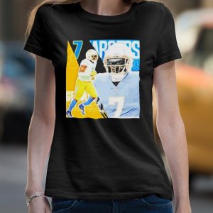 Gerald Everett 7 Los Angeles Chargers Football Player Poster Gift T shirt 4
