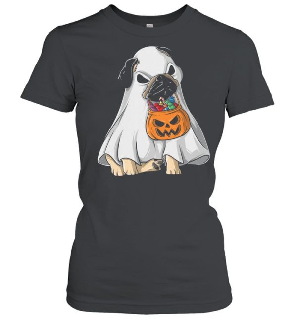 Ghost Pug Halloween shirt