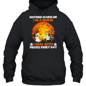Ghost nothing scared me I’m a Nurse I deal with pricks everyday Halloween Moon shirt 4 Ghost nothing scared me I'm a Nurse I deal with pricks everyday Halloween Moon shirt 5