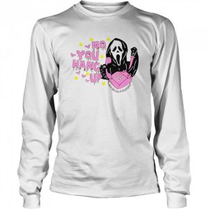 Ghostface No you hang up scream Halloween shirt 2 Ghostface No you hang up scream Halloween shirt 3