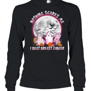 Ghosts nothing scares me I beat breast cancer Halloween shirt 2 Ghosts nothing scares me I beat breast cancer Halloween shirt 3
