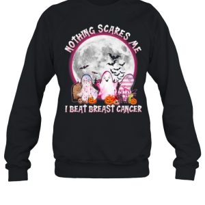 Ghosts nothing scares me I beat breast cancer Halloween shirt 3 Ghosts nothing scares me I beat breast cancer Halloween shirt 4