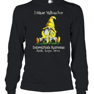 Gnome I Wear Yellow For Endometriosis Awareness Faith Hope Love shirt 2 Gnome I Wear Yellow For Endometriosis Awareness Faith Hope Love shirt 3